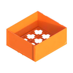 Render of MODULITH 185 Gridfinity Decor Drawer - 2W-1.5H